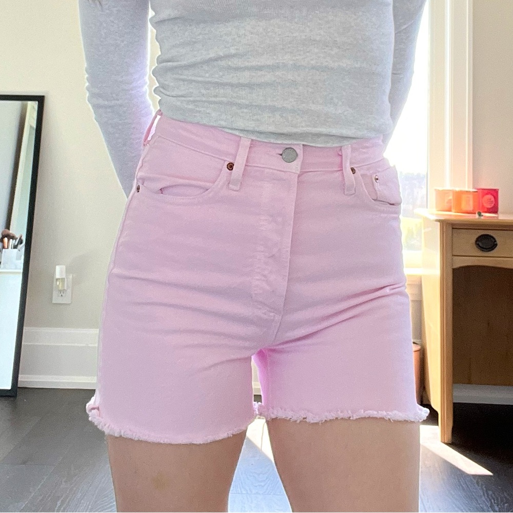 DENIM FORUM LIGHT PINK SHORTS